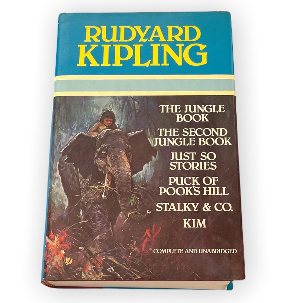 SOLD👤The Jungle Book Hardcover Book by Rudyard Kipling